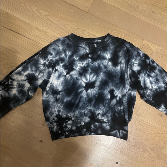 Reflex Black Tie Dye Crewneck Sweater - Picture 3 of 6